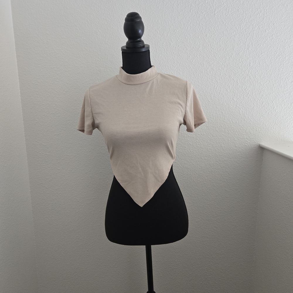 Forever 21 Beige Crop Top